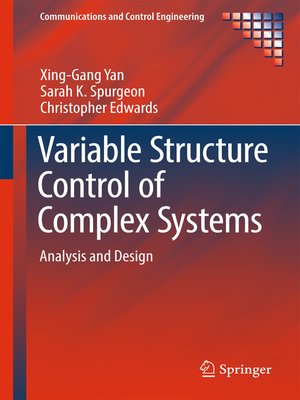 cover image of Variable Structure Control of Complex Systems